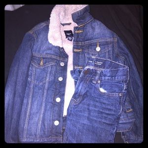 Boys Jean jacket and match jeans